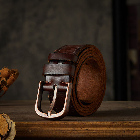 Handmade Leather Casual Belt for Men