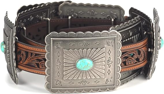 Women's Turquoise Concho Western Belt – Ariat Style