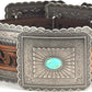 Women's Turquoise Concho Western Belt – Ariat Style