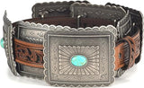 Women's Turquoise Concho Western Belt – Ariat Style