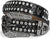 Unisex Rhinestone Skull Belt – Punk Fashion Studded