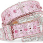Unisex Rhinestone Crown & Cross Studded Belt