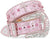Unisex Rhinestone Crown & Cross Studded Belt
