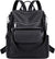 Women's Indigo Blue Full Grain Cowhide Leather Convertible Backpack Purse