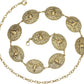 Women's Western Metal Concho Chain Belt – Antique Finish