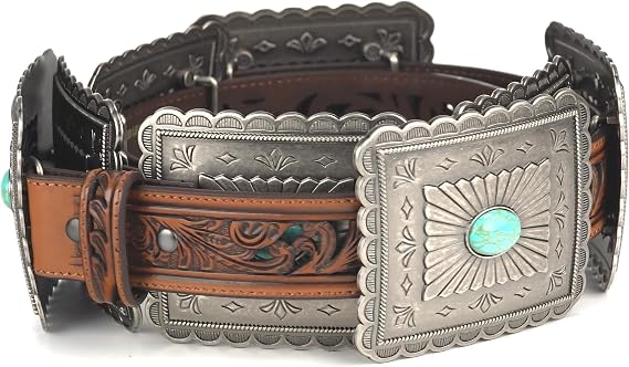 Women's Turquoise Concho Western Belt – Ariat Style