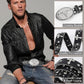 Unisex Punk Cowboy Belt – Western Bull Buckle