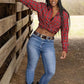 XZQTIVE Modern Rodeo Gold Buckle Belt