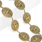 Women's Western Metal Concho Chain Belt – Antique Finish