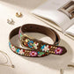 Women's Mexican Embroidered Floral Belt – Boho