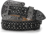 Unisex Rhinestone Goth Bling Belt – Halloween Western