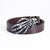 Skull Claw Buckle Genuine Leather Rider Belt