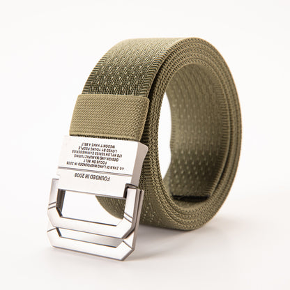 Men’s Tactical Nylon Belt – Double Ring Buckle