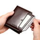 Men's leather Trifold wallet