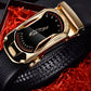 Men's leather belt