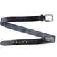 Washed vegetable tanned top layer cowhide belt