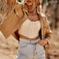 Women's Suede Western Belt – Turquoise Accents