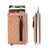 Carbon Fiber RFID Blocking Wallet – Slim Minimalist Metal Card Holder for Men & Women, Double-Sided Credit Card Case with Magnetic Closure