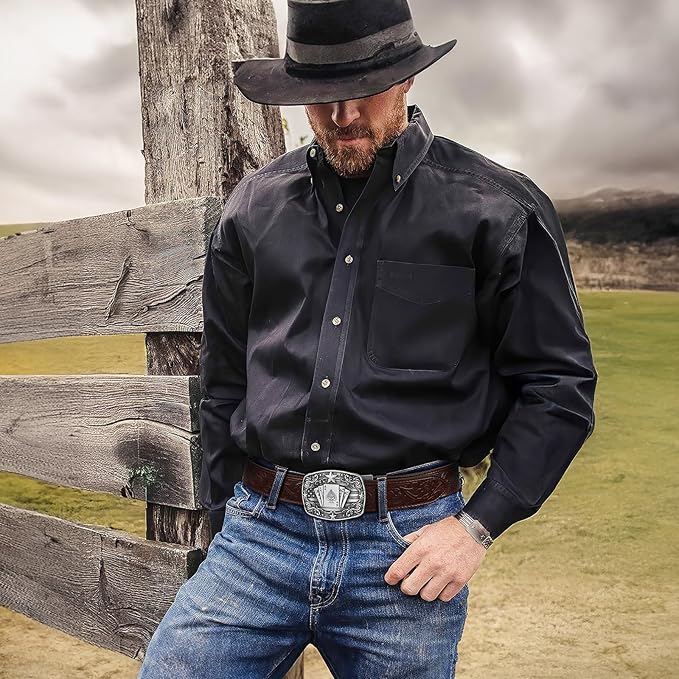 Western Ratchet Belt – Automatic One-Hand Buckle