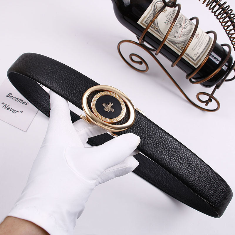 Men’s Statement Cowhide Leather Belt