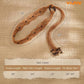 Women's Boho Braided Wax Rope Belt – Tassel Design