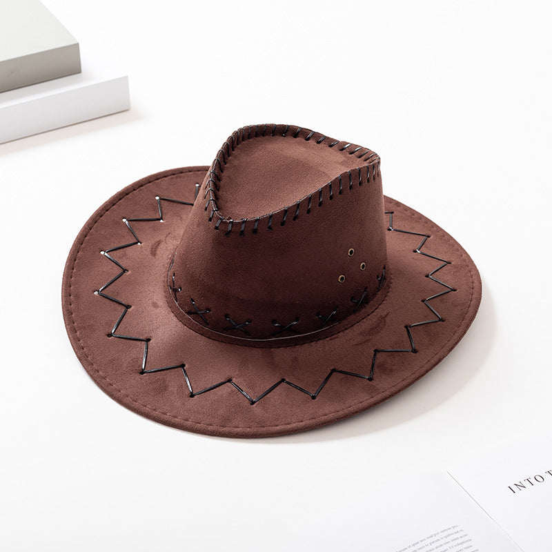 Casual flannel cowboy hat