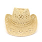 Hat travel sun sun visor western cowboy straw hat