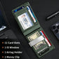 Men’s Airtag Wallet – Genuine Leather Bifold Slim Wallet with RFID Blocking & Money Clip