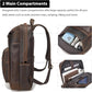 Men's Waxed Full Grain Leather Business Rucksack – 17