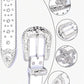 Rhinestone Cross Western Belt - Pearl Edging, Bling Buckle