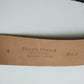 Cheetah Print Hair-On Hide Skinny Belt - Bronze Buckle