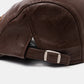 Adjustable Leather Beret Flat Cap - Ivy Newsboy Style