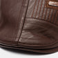 Adjustable Leather Beret Flat Cap - Ivy Newsboy Style