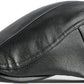 Adjustable Leather Newsboy Flat Cap - Gatsby Driving Style
