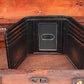 American Flag Full Grain Leather Trifold Wallet with RFID Blocking
