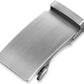 Matte Silver 35mm Ratchet Belt Buckle for Men