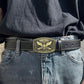 American Freedom Western Cowboy Belt Buckle for Men, Women - Zinc Alloy
