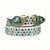 Angel Wings Rhinestone Belt – Blue Crystals, White Glitter Strap, Unisex