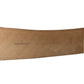 Wide Hair-On Hide Cow Print Statement Belt for Women