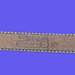 Vintage Leopard Print Hair-On Hide Belt - Gold Buckle