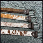 Handcrafted Cowhide Hair-On Leather Belt - Western Style