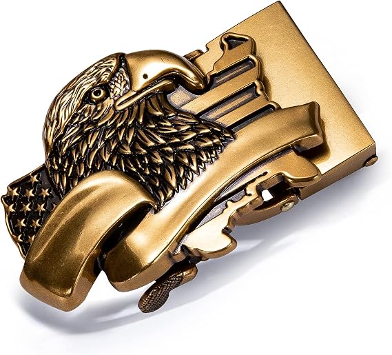 Auto-Lock Ratchet Belt Buckle for Daily & Business Wear
