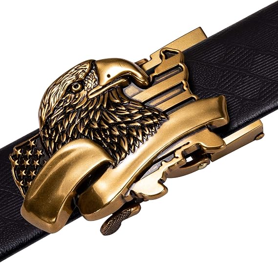 Auto-Lock Ratchet Belt Buckle for Daily & Business Wear