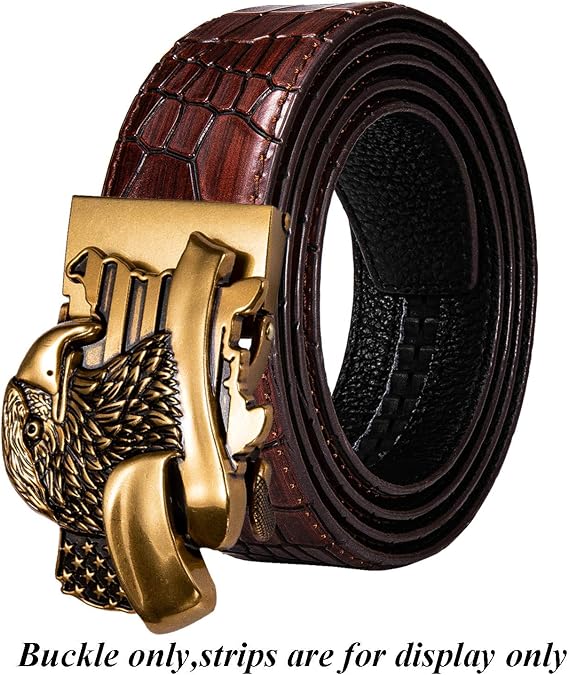 Auto-Lock Ratchet Belt Buckle for Daily & Business Wear
