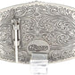 Aztec Floral Filigree Western Belt Buckle - Rectangle