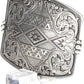 Aztec Floral Filigree Western Belt Buckle - Rectangle