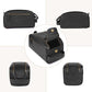 Black Full Grain Leather Toiletry Bag with YKK Zipper