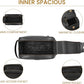 Black Full Grain Leather Toiletry Bag with YKK Zipper