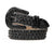Black Rhinestone Belt | Premium Leather, Prong-Set Sparkle