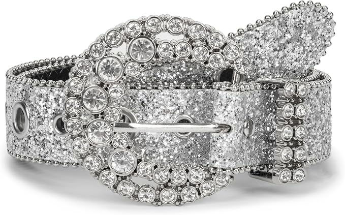 Bling Diamond Cowgirl Belt - Rhinestone Studded Style